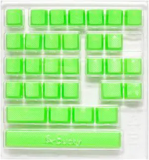 Rubber Gaming Keycap set - Green - 31pcs
