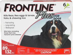 Frontline Plus for XL Dogs 89-132 lbs - 6 Month Supply