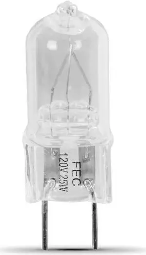 Feit Electric BPQ25/G8/CAN 25-Watt G8 Halogen Light Bulb 6 pack