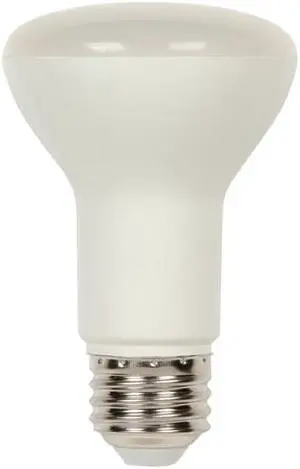 Westinghouse 5305000 R20 (6-1/2 Watt) Soft White (2700K) E26 (Medium) Base LED Reflector Flood Dimmable ENERGY-STAR Light Bulb 6 pack