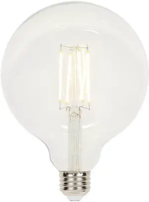 Westinghouse 5317500 6.5 Watt (60 Watt Equivalent) G40 Dimmable Filament LED Light Bulb.