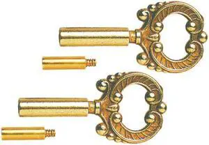 Westinghouse lighting7016000 Two brass finish socket keys and two extensions 6 pack.