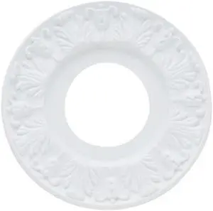 Westinghouse 7702700 A 10-Inch Victorian Molded Plastic Ceiling Medallion.