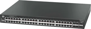 AS4610-54T 48 port 10/100/1000Base-T Switch ports, 4 10G SFP+ and 2 20G QSFP uplink slots, Helix4 Chipset, dual AC PSUs, 150W PSU X 2 installed AS4610-54T 48 port 10/100/1000Base-T Switch ports, 4 10G SFP+ and 2 20G QSFP uplink slots, Helix4 Chipset, dual AC PSUs, 150W PSU X 2 installed