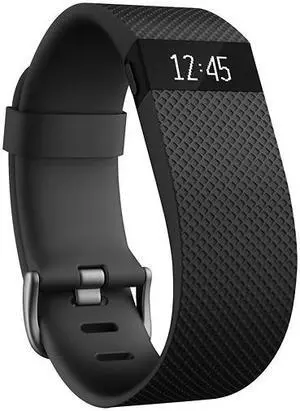 Fitbit Charge HR Wireless Activity Wristband, Black, Small