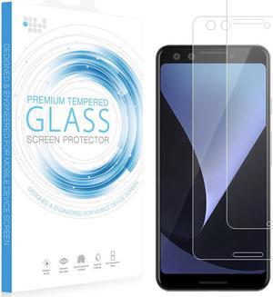 2X CLEAR HARD TEMPERED GLASS SCREEN PROTECTOR CRACK SAVER FOR GOOGLE PIXEL 3