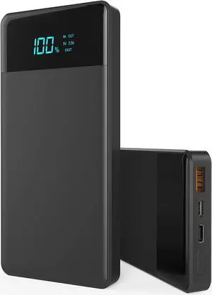 12000 MAH Quick Charge Portable Power Bank with LED - Universal for Cell Phone