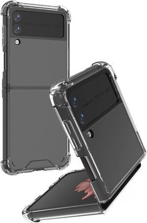 Clear Anti-Shock Transparent Case Slim Cover for Samsung Galaxy Z Flip 3 5G 2021