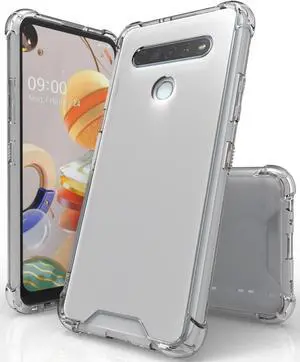 AquaFlex Transparent Anti-Shock Clear Phone Case Slim Cover for LG K61