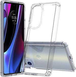 AquaFlex Transparent Anti-Shock Clear Case Slim Cover for Moto Edge Plus 5G 2022