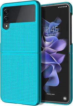 Teal Mint Cyan Hard Case Slim Phone Cover for Samsung Galaxy Z Flip 3 5G