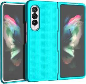 Teal Mint Protector Case Slim Hard Shell Cover for Samsung Galaxy Z Fold 3 5G