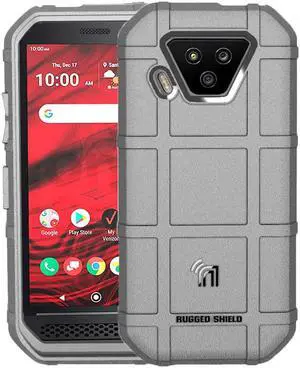 Gray Tactical Rugged Shield Case Cover for Verizon Kyocera DuraForce Ultra 5G