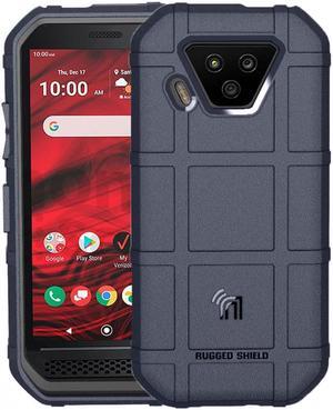 Navy Blue Tactical Rugged Shield Case for Verizon Kyocera DuraForce Ultra 5G