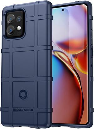 Navy Blue Special Ops Rugged Shield Case Cover for Motorola Edge Plus 2023 Phone
