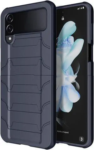 Case for Samsung Galaxy Z Flip 4, Special Ops Tactical Cover - Navy Blue