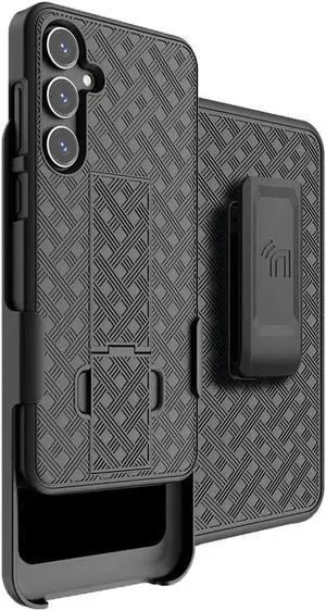Slim Case and Belt Clip Combo for Samsung Galaxy S23 FE Phone (2023) - Black