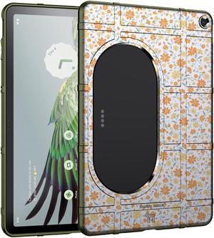 Special Ops Rugged Shield Case for Google Pixel Tablet (2023) - Floral Aesthetic