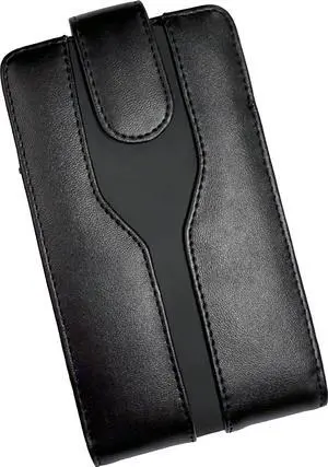 Leather Pouch Case with Belt Clip for Mudita Kompakt Phone - Black