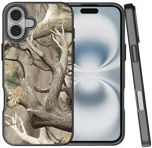Case for iPhone 16 - Compatible with MagSafe - Bush Camo