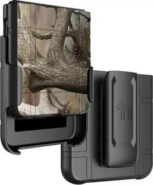 Hard Case and Belt Clip Holster for Motorola RAZR ULTRA 2025 - Bush Camo