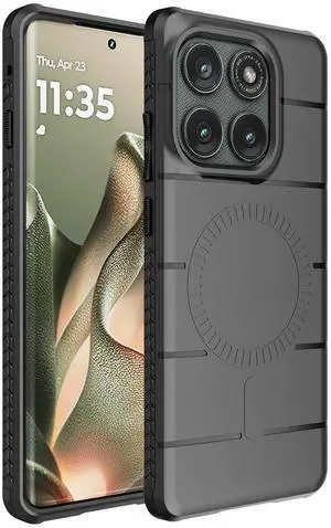 Case for Motorola Edge 5G 2025 Phone - Matte Black (Compatible with Magsafe)