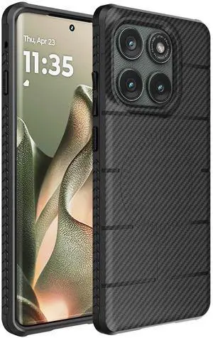 Case for Motorola Edge 5G 2025 Phone - Carbon Fiber (Compatible with Magsafe)