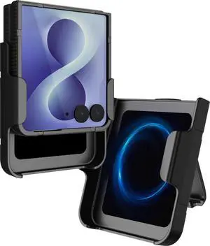Hard Case and Belt Clip for Samsung Z Flip 8 - Black (Compatible with MagSafe) Hard Case and Belt Clip for Samsung Z Flip 8 - Black (Compatible with MagSafe)