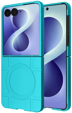 Slim Hard Case for Samsung Galaxy Z Flip 8 - Teal Mint (Compatible with MagSafe) Slim Hard Case for Samsung Galaxy Z Flip 8 - Teal Mint (Compatible with MagSafe)