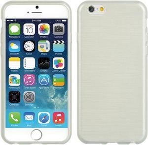 WHITE FROST SHEER SILK TPU SKIN CASE GRIP COVER FOR APPLE iPHONE 6 (4.7")