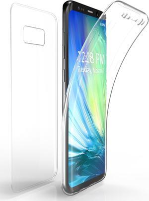 TRI-MAX CLEAR SCREEN GUARD FULL BODY WRAP CASE FOR SAMSUNG GALAXY S8 PLUS, S8+