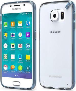 PUREGEAR SLIM SHELL PRO BLUECLEAR ANTISHOCK CASE COVER FOR SAMSUNG GALAXY S6