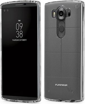 PUREGEAR CLEAR SLIM SHELL CASE HARD TRANSPARENT COVER FOR LG V10 PHONE