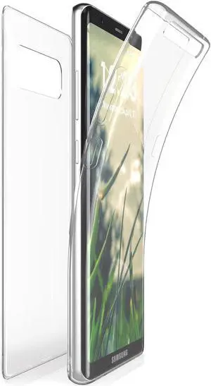 CLEAR SCREEN GUARD FULL BODY WRAP CASE PROTECTOR COVER FOR SAMSUNG GALAXY NOTE 8