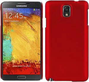 RED ULTRA-SLIM PROTEX HARD CASE REAR BACK COVER FOR SAMSUNG GALAXY NOTE 3 III