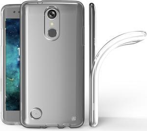 CLEAR FLEX GEL TPU SKIN CASE COVER FOR LG ARISTO, FORTUNE, PHOENIX-3, RISIO-2