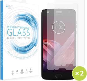 2X Hard Tempered Glass 9H Clear Screen Protector for Motorola Moto G6 PlayForge