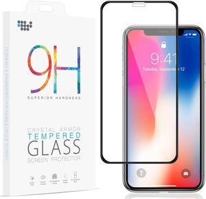 FULL SIZE HARD TEMPERED GLASS SCREEN PROTECTOR SAVER FOR APPLE iPHONE X  10