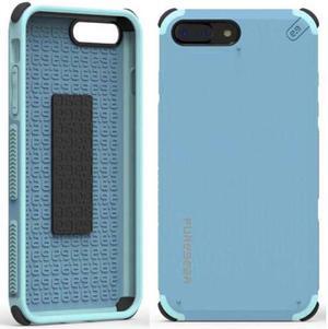 PureGear Soft Blue Dualtek Extreme Rugged Case Cover for iPhone 8 Plus, 7 Plus