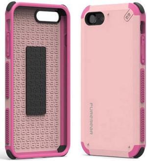 PureGear Soft Pink Dualtek Extreme Rugged Case Cover for iPhone 8 Plus, 7 Plus