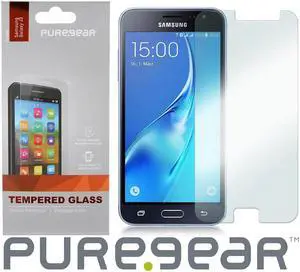 PUREGEAR 9H TEMPERED GLASS SCREEN PROTECTOR FOR SAMSUNG GALAXY J3 2016, J3V, SOL
