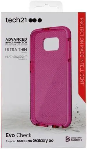 Tech21 Evo Check for Galaxy S6 - Pink/White