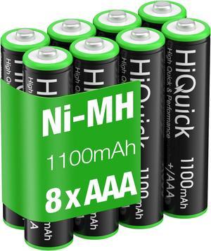 EBL 16 Sets AA AAA Batteries Combo with 8PCS AA 2300mAh & 8-Pack AAA 800mAh  Rechargeable Batteries