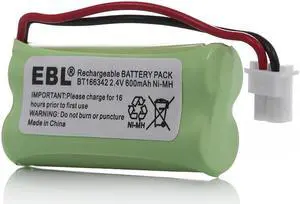 EBL 2.4V 600mAh NI-MH Cordless Home Phone Battery Replacement Battery for AT&T BT162342 BT162342 BT166342 BT-166342 BT266342 BT-266342 American Telecom: E30021CL E30025CL