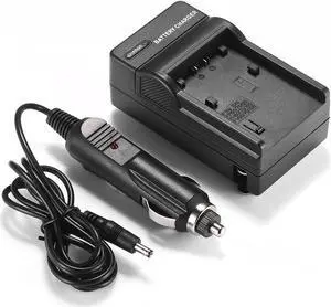 Replacement Battery Charger For Sony HandyCam HDR-HC9 DCR-HC52 NP-FH70 DCR-SR42A DCR-SR45 Camera Battery (With Car Charger)