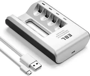 EBL 807 Smart DC Battery Charger for AA AAA Ni-MH Ni-CD Rechargeable Batteries