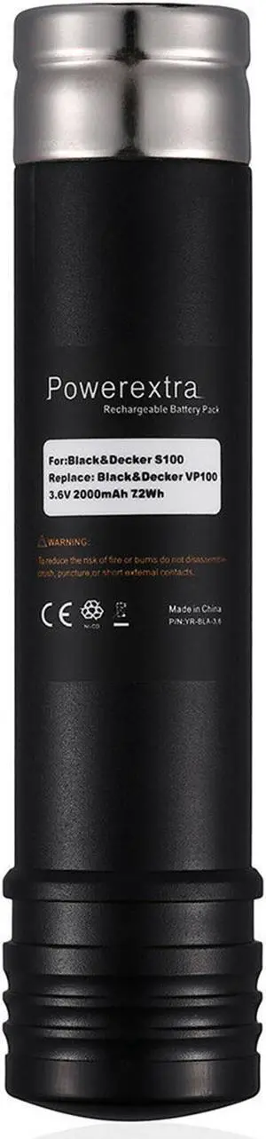 Powerextra 3000mAh 3.6V Replacement Battery for Black & Decker VersaPak VP100 VP110 VP105 VP142 Power Tool Battery