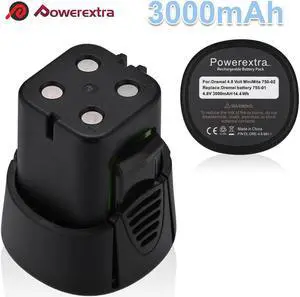 4.8V 3000mAh Battery 5000755-01 for Dremel MiniMite 750-02 755-01 Rotary Tool