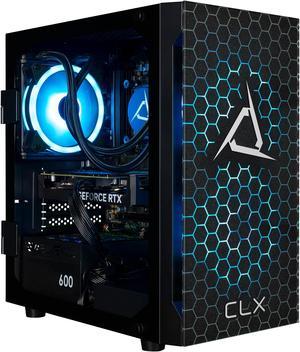 CLX SET Gaming Desktop - AMD Ryzen 5 9600X 3.9GHz 6-Core Processor, 32GB DDR5 Memory, GeForce RTX 4060 8GB GDDR6 Graphics, 1TB NVMe M.2 SSD, WiFi, Win 11 Home 64-bit