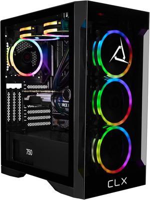 CLX SET Gaming Desktop - AMD Ryzen 7 9800X3D 4.7GHz 8-Core Processor, 32GB DDR5 Memory, GeForce RTX 4070 12GB GDDR6X Graphics, 1TB NVMe M.2 SSD, WiFi, Win 11 Home 64-bit